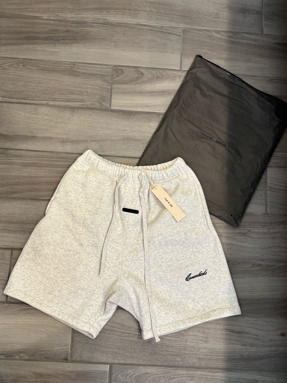 Essentials Men's Light Gray Sweat Shorts
